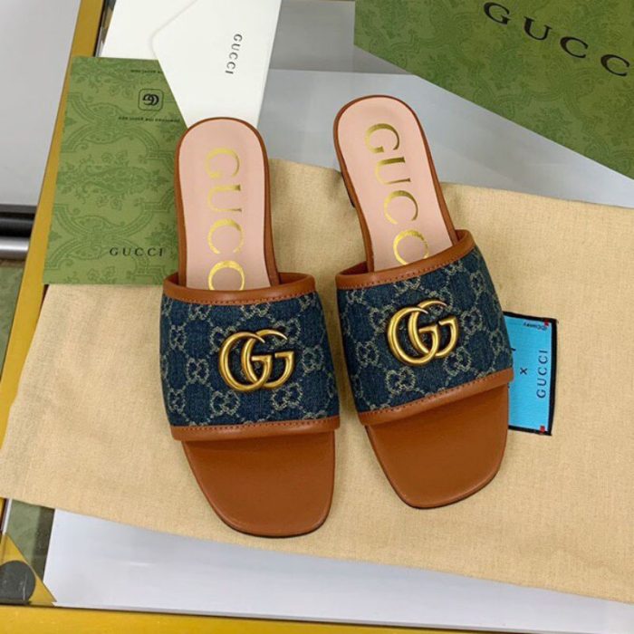 Gucci Double G Slide Sandal 619893 (Perfect Replica) - Image 8