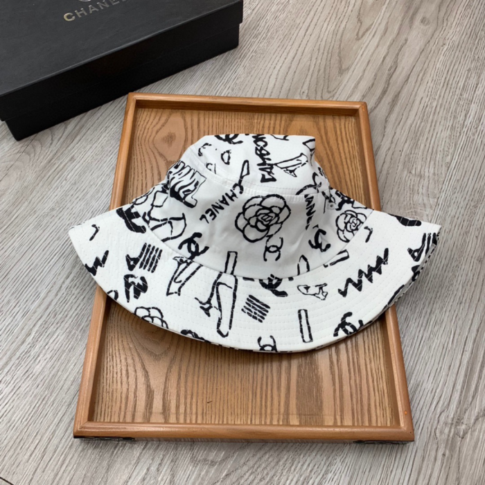 Chanel Printed Fisherman's Hat Sunhat (Perfect Replica) - Image 2