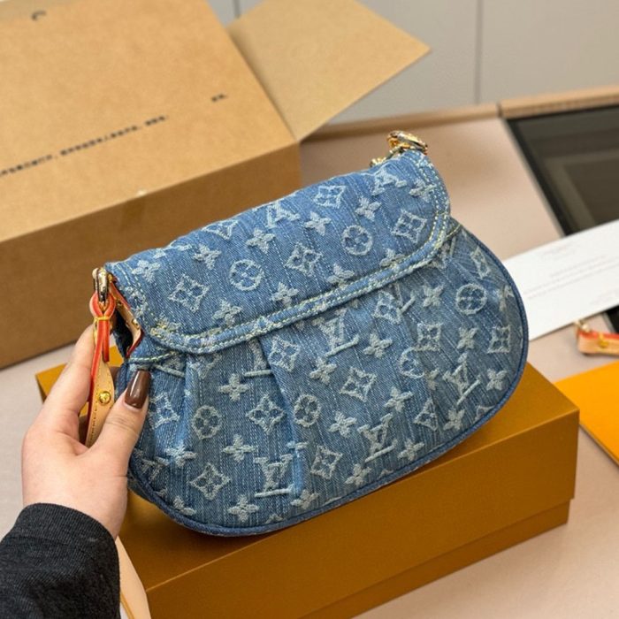 Louis Vuitton LV Sunset Denim Handbag(Perfect Replica) - Image 5