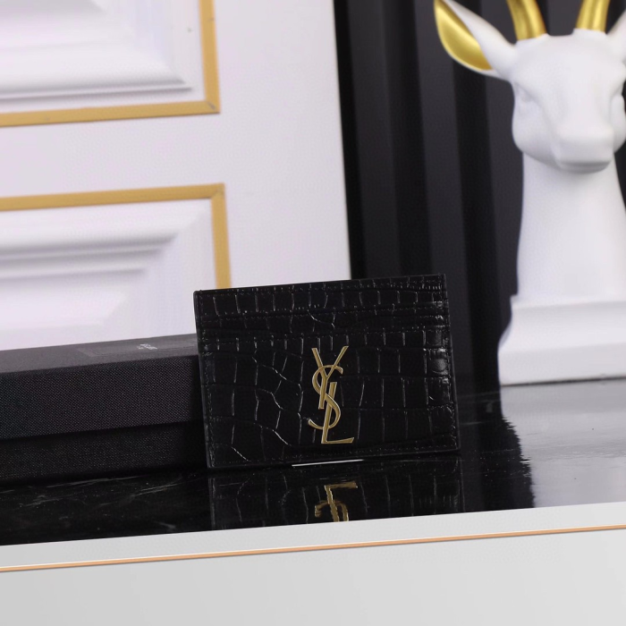 Saint Laurent YSL Crocodile Print Card Bags(Perfect Replica)