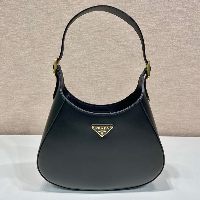 PRADA Calfskin Hobo Bag Shoulder Bag (Perfect Replica)