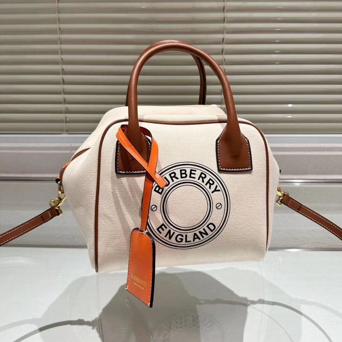 Burberry Bowling Handbag Bag Small(Perfect Replica) - Image 4