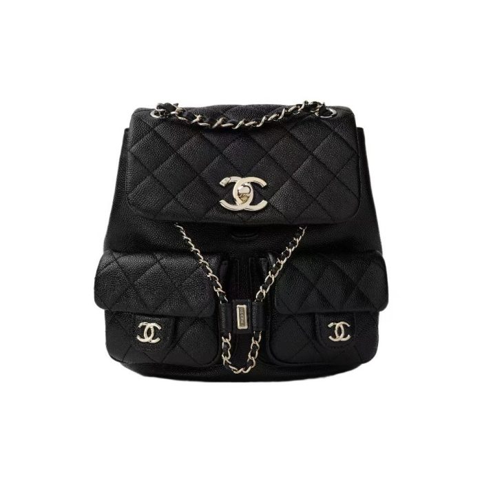 Chanel Caviar Double Pocket Backpack (Replica) - Image 2