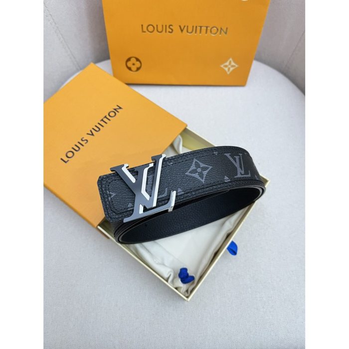 Lv Fade LOGO Calfskin Men's Belt - Image 4