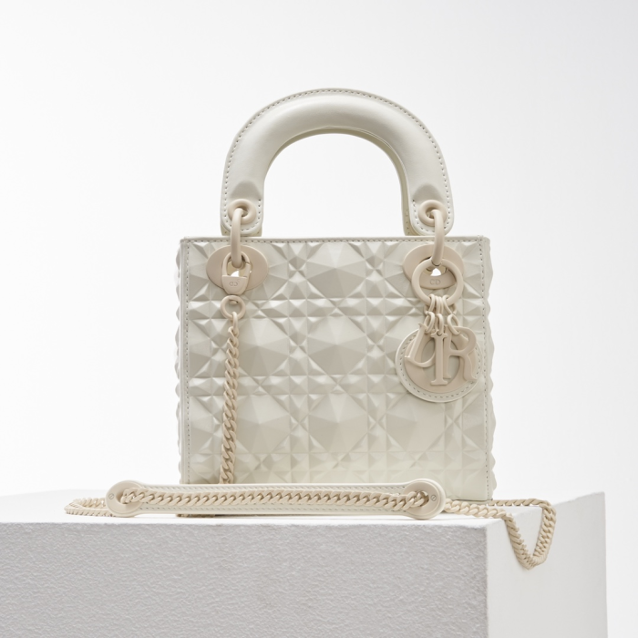 DIOR Lady Dior Diamond Vine Pattern Handbag (Perfect Replica) - Image 8