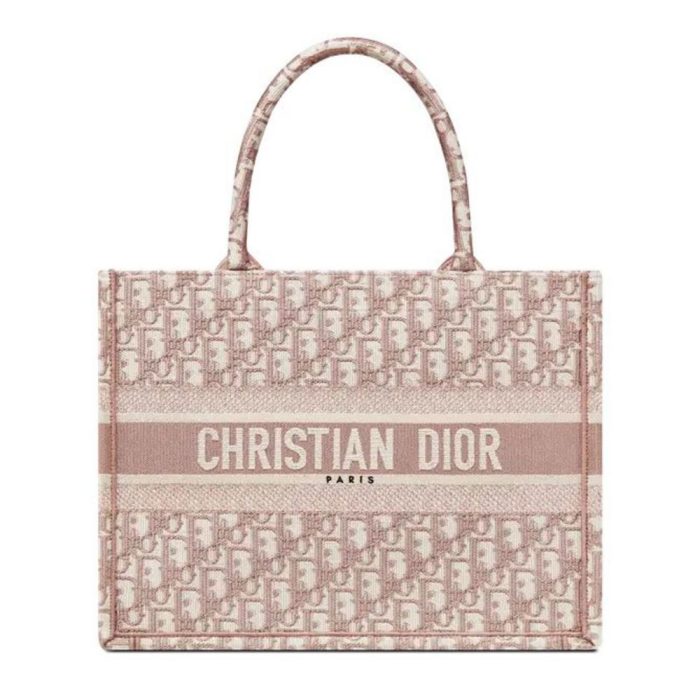 Dior Book Tote Small Medium Large Size Embroidery (Perfect Replica) - Image 5