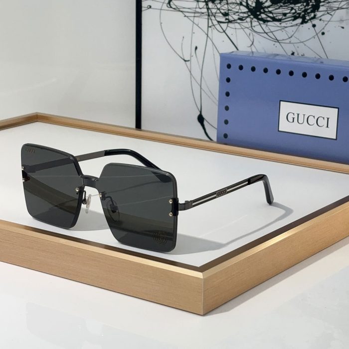 Gucci Stylish Frameless Design sunglasses Top quality (Perfect Replica) - Image 7