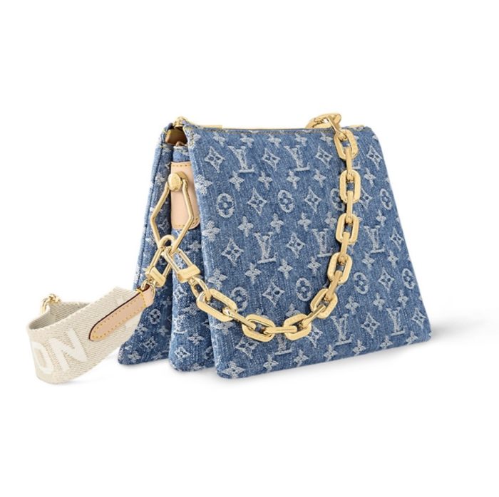 Louis Vuitton LV COUSSIN Denim Bag M24564(Perfect Replica) - Image 2