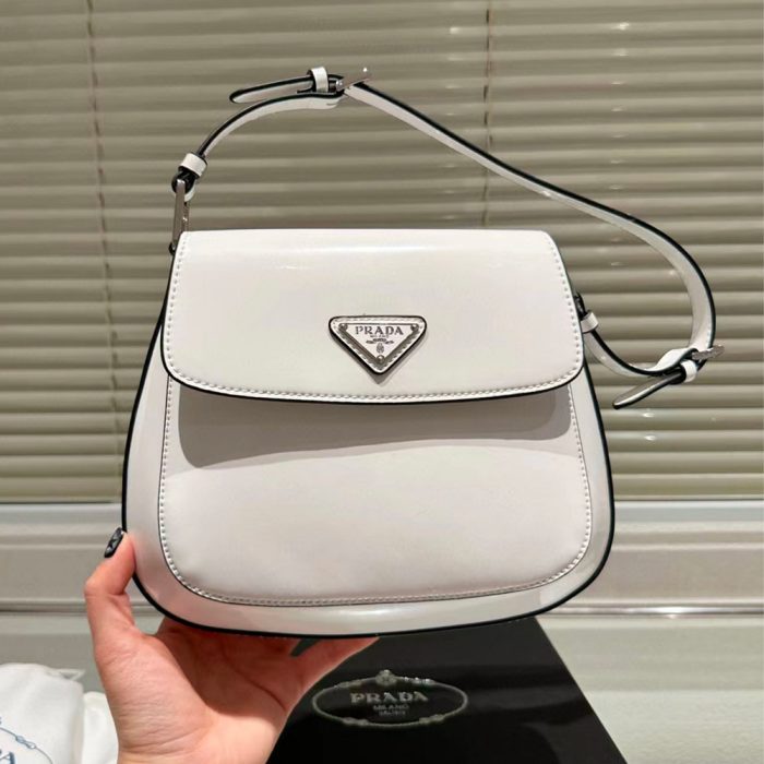 Prada Cleo Shiny leather shoulder bag(Perfect Replica) - Image 4