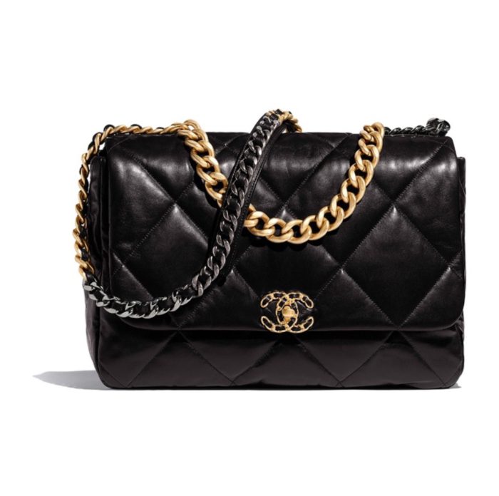 Chanel 19bag Gold Buckle Shoulder Crossbody Bag (Perfect Replica) - Image 2