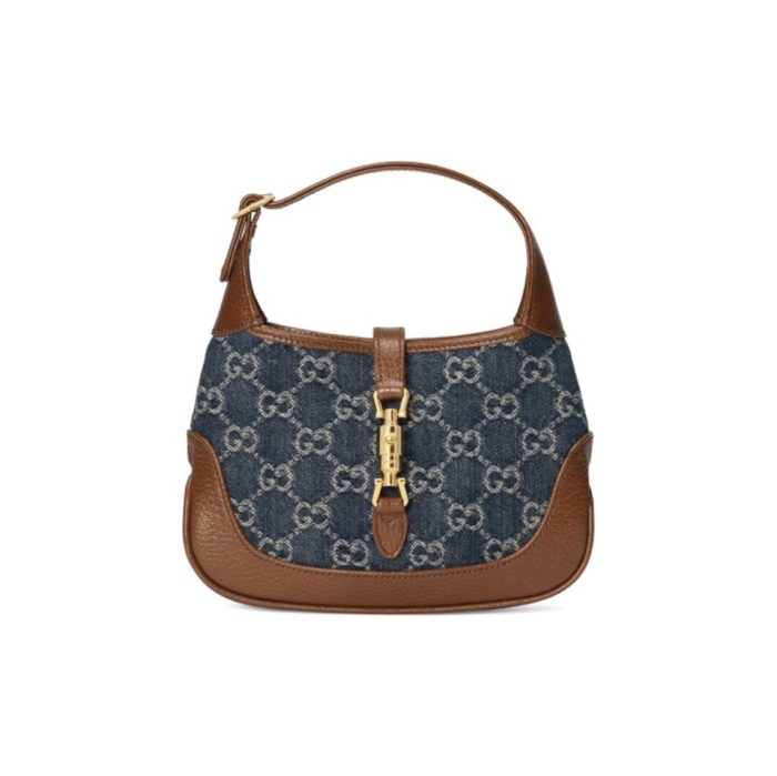 Gucci Jackie 1961 Canvas&Leather Shoulder Bags(Perfect Replica) - Image 2