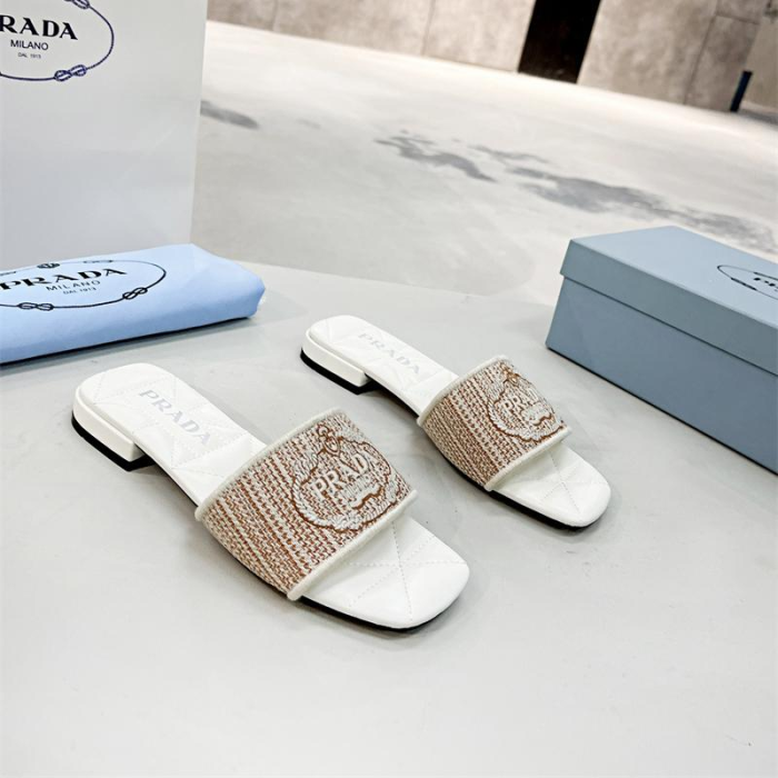 Prada Comfortable Flip-Flops Slide Sandal (Perfect Replica) - Image 8