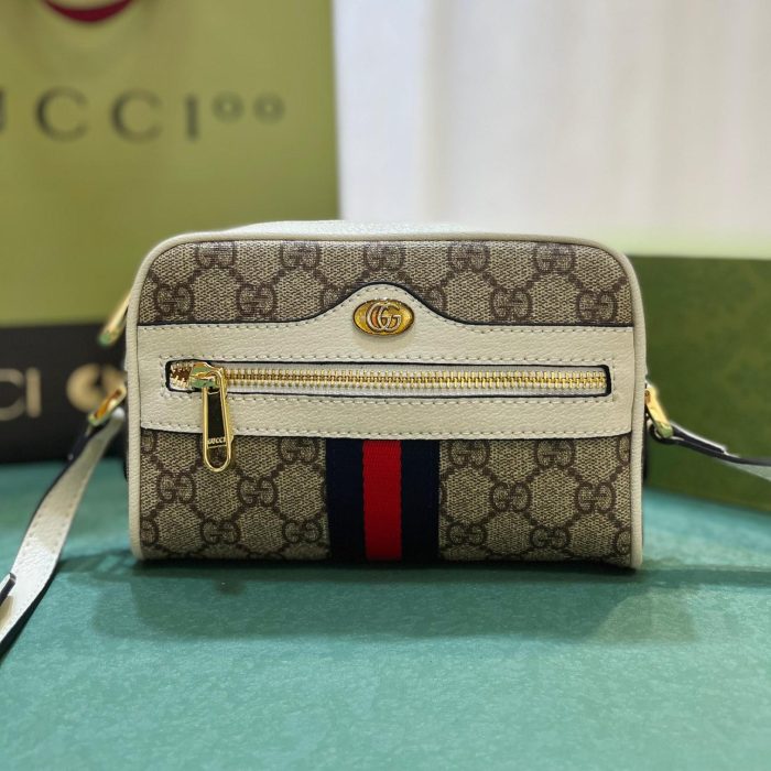 Gucci Ophidia Striped Webbing Waist Pack (Perfect Replica) - Image 4