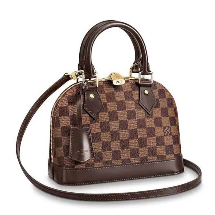 Louis Vuitton LV Alma BB PM Shoulder Bag Monogram Damier Ebene M53152 (Perfect Replica) - Image 3