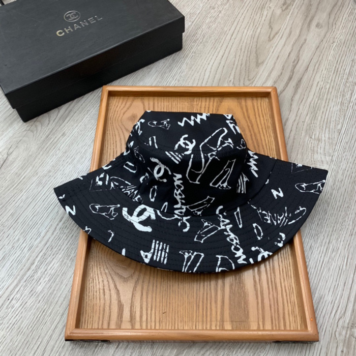 Chanel Printed Fisherman's Hat Sunhat (Perfect Replica)