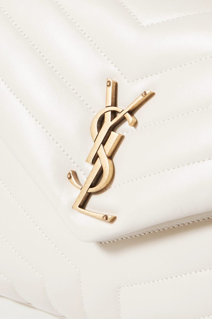 SAINT LAURENT YSL Loulou medium quilted leather shoulder bag white(Perfect Replica) - Image 3