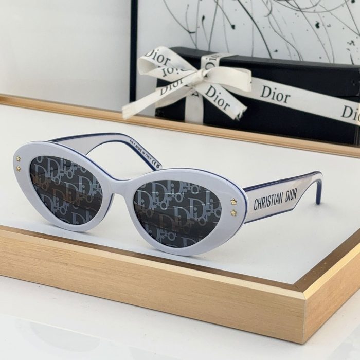 Dior Star Logo Acetate Fibre Cat eye sunglasses Top quality (Perfect Replica) - Image 5