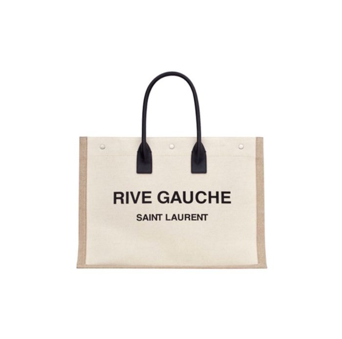 Saint Laurent YSL Rive Gauche canvas tote bag (Perfect Replica) - Image 2