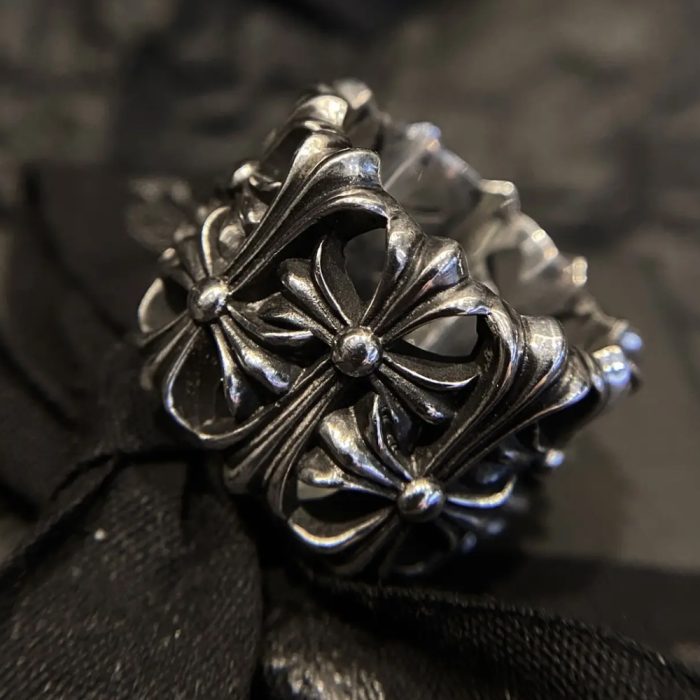 Chrome Hearts Diamond Cemetery Ring - Image 7