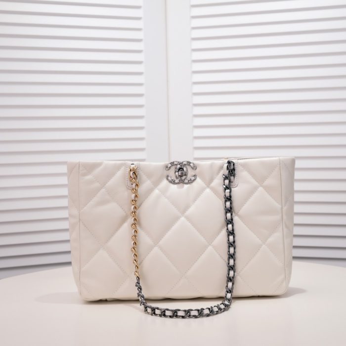 Chanel 19bag Tote Leather Shoulder Crossbody Bag(Perfect Replica) - Image 3