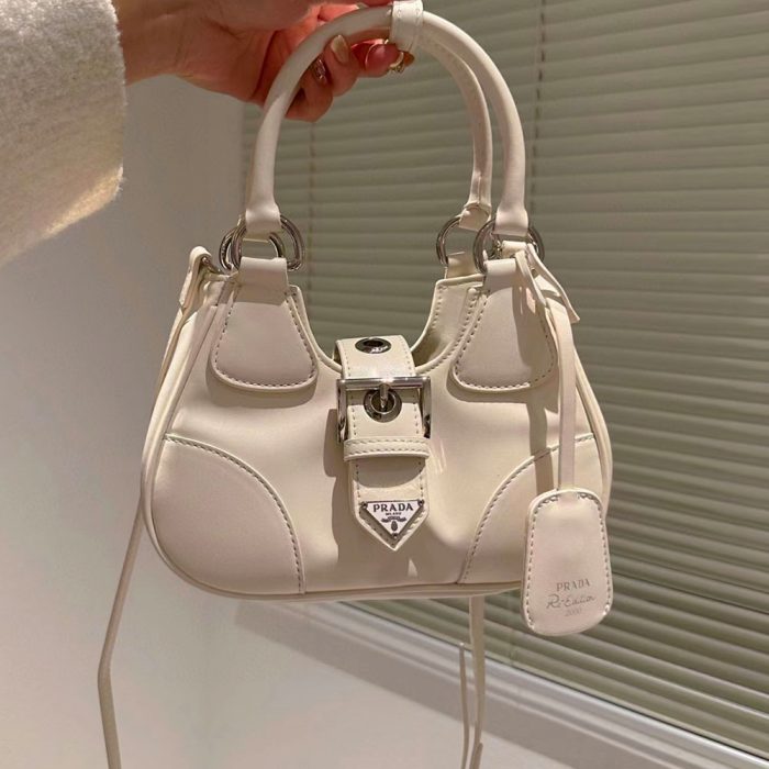 Prada Moon Soft Sheepskin Handbag - Image 4