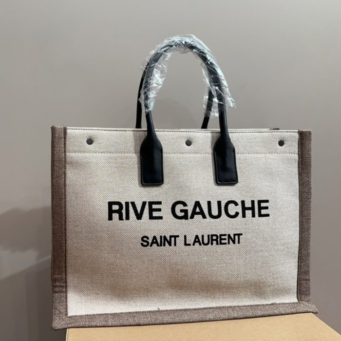 Saint Laurent YSL Rive Gauche canvas tote bag (Perfect Replica)