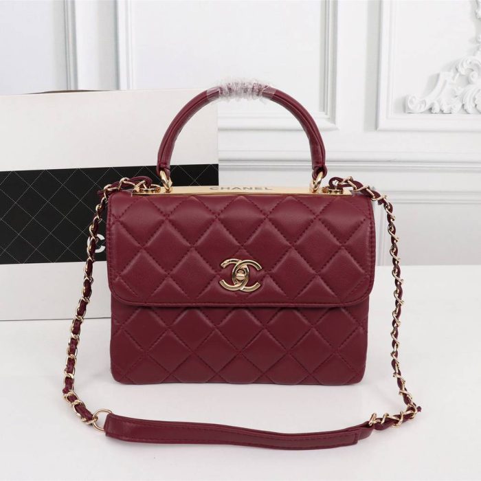 Chanel Flap Bag Trendy CC With Top Handle (Perfect Replica) - Image 6