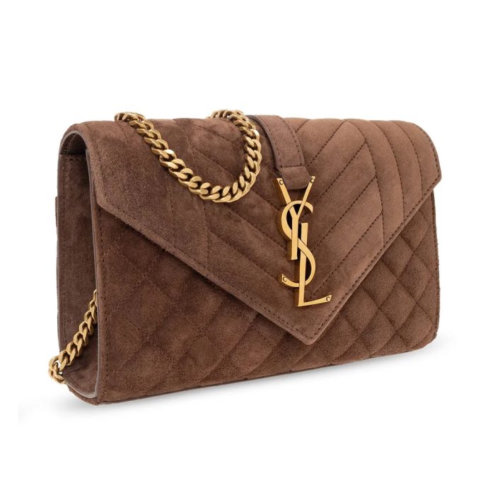 Saint Laurent YSL Suede Envelope Bag (Perfect Replica) - Image 2