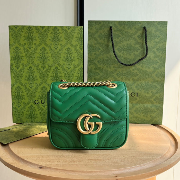 Gucci Marmont GG Leather Shoulder Bag(Perfect Replica) - Image 4