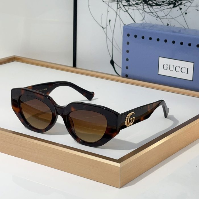 Gucci The legs are Decorated With the Signature Double G sunglasses Top quality (Perfect Replica) - Image 5