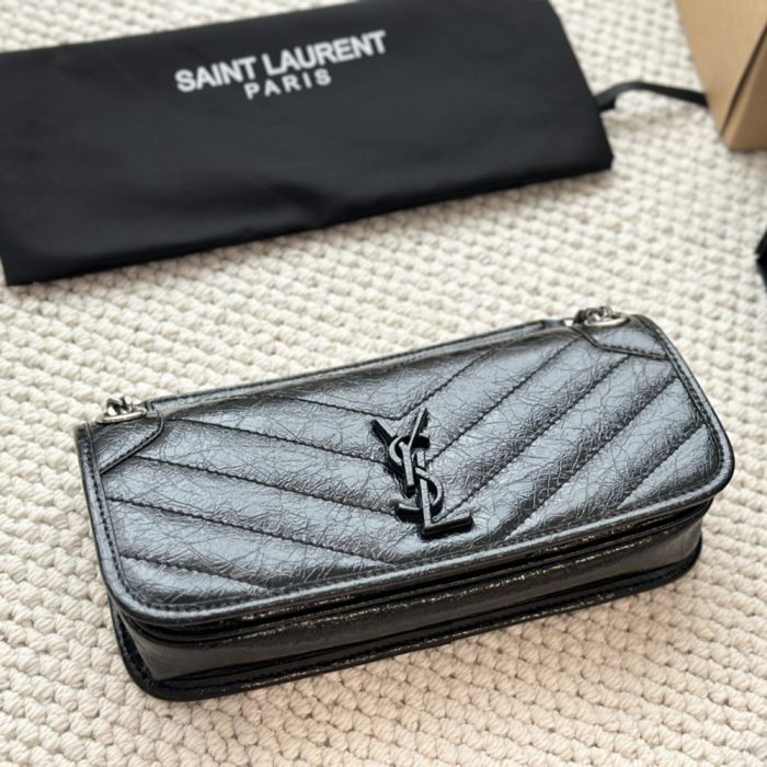 Saint Laurent YSL Leather Chain Shoulder Bag Crossbody Bag(Perfect Replica)