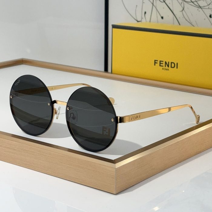 Fendi Lightweight Round Sunglasses Top quality (Perfect Replica) - Image 2