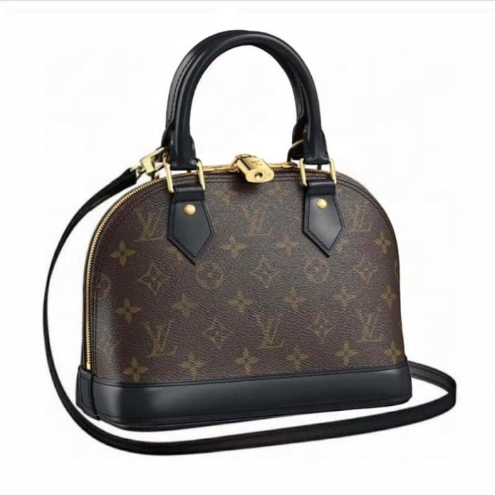 Louis Vuitton LV Alma BB PM Shoulder Bag Monogram Damier Ebene M53152 (Perfect Replica) - Image 4