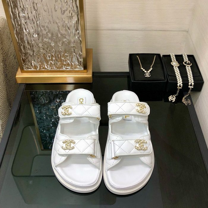 Chanel Fashionable Half Slippers Sandals Slide£¨Perfect Replica£© - Image 9