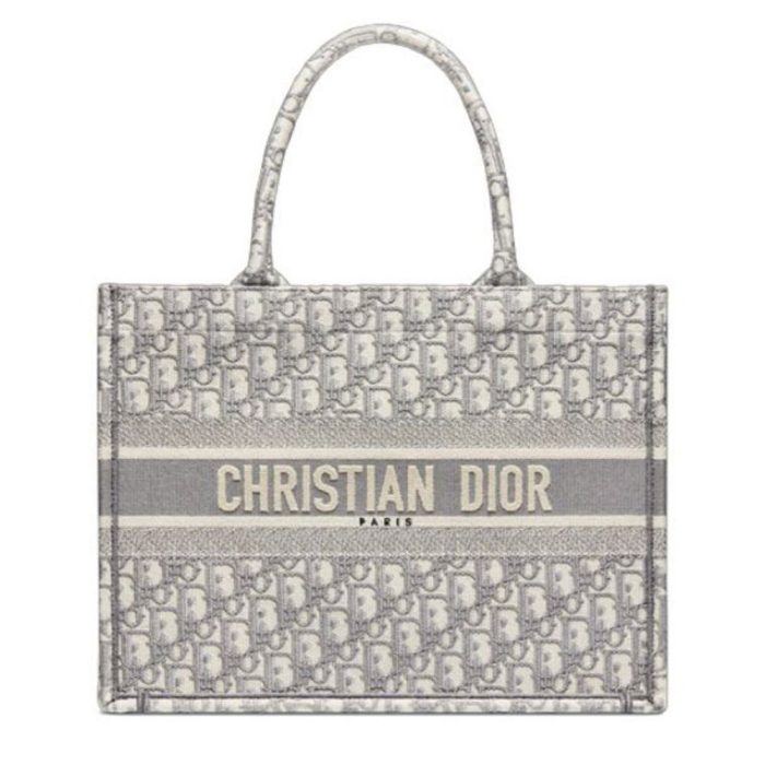 Dior Book Tote Small Medium Large Size Embroidery (Perfect Replica) - Image 4