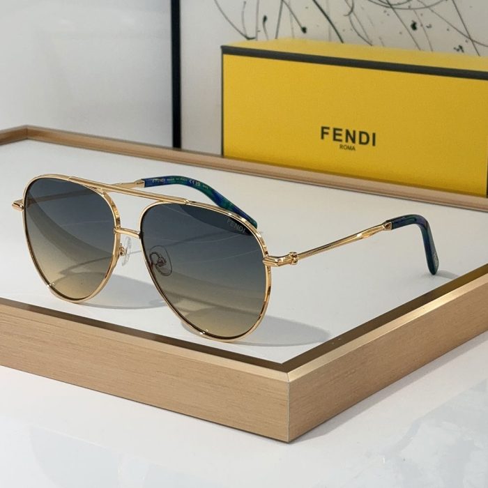 Fendi Aviator metal Sunglasses Top quality (Perfect Replica) - Image 6