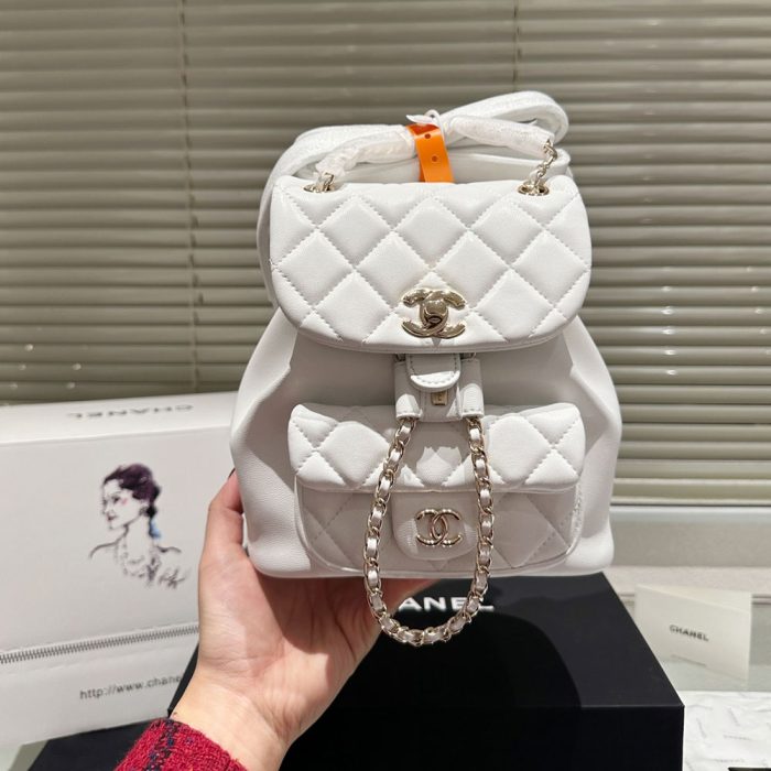 Chanel Duma A Plaid Backpack Bag (Perfect Replica) - Image 3