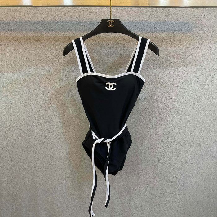 Chanel Lace Bathing Suit With Skirt Swimwear(Perfect Replica) - Image 2