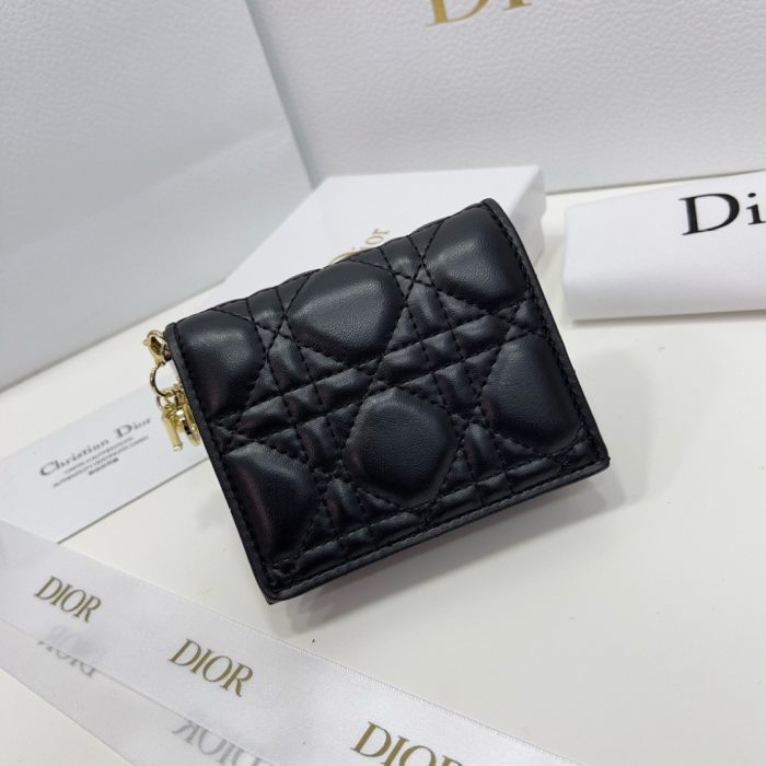 Dior Lady Dior Wallet(Perfect Replica)