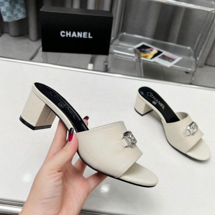 Chanel Flat Open-toed Flip-flops With Thick Heels Slide Sandal(Perfect Replica) - Image 5