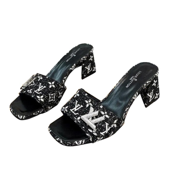 Louis Vuitton LV Chunky Crew Style Flip-flops Slide Sandal (Perfect Replica) - Image 2