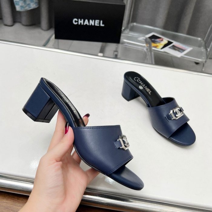 Chanel Flat Open-toed Flip-flops With Thick Heels Slide Sandal(Perfect Replica) - Image 7