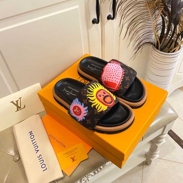 Louis Vuitton LV Pillow Yayoi Kusama Slide Sandal(Perfect Replica) - Image 9