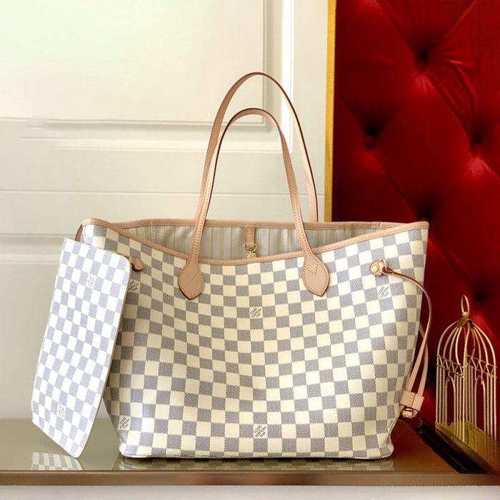 Louis Vuitton LV Neverfull Monogram Damier MM&GM N41357 (Perfect Replica) - Image 6