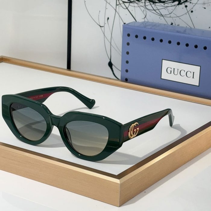 Gucci The legs are Decorated With the Signature Double G sunglasses Top quality (Perfect Replica) - Image 3