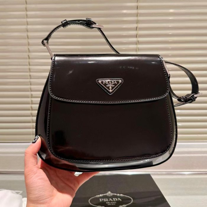 Prada Cleo Shiny leather shoulder bag(Perfect Replica) - Image 6