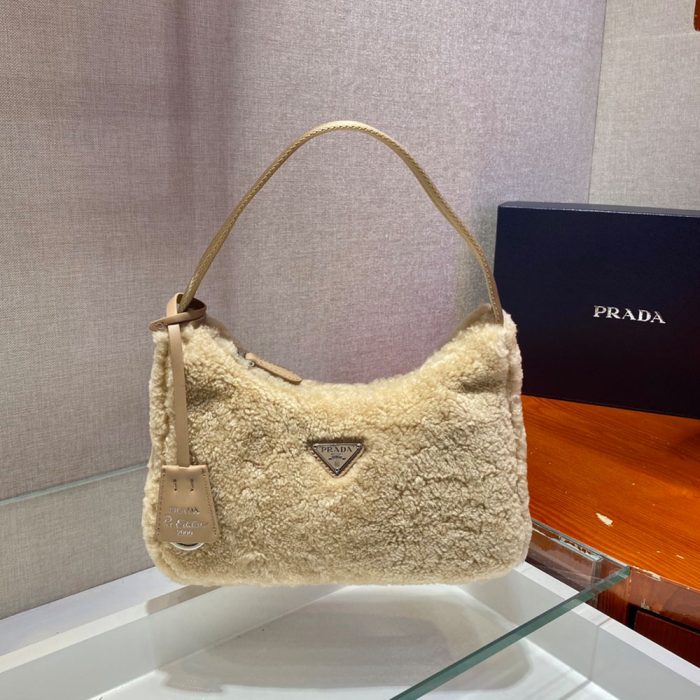 Prada Wool & Cashmere Handbag - Image 6