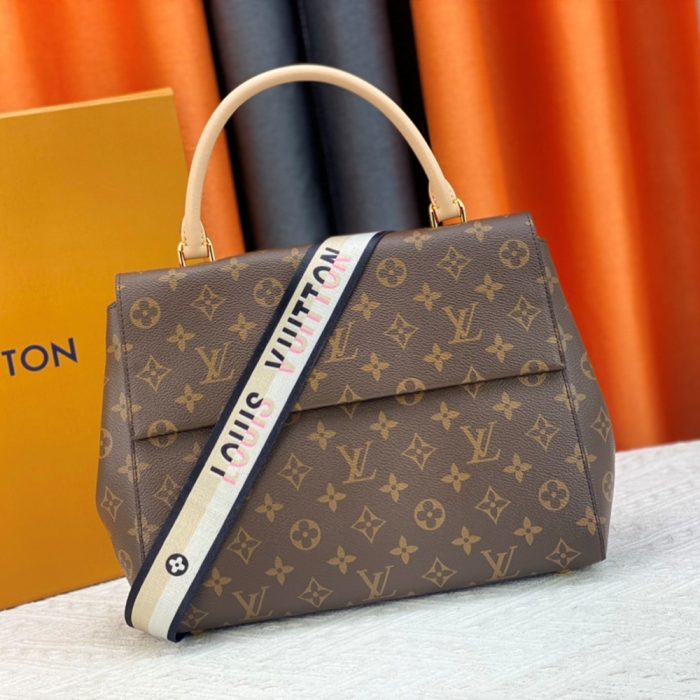 Louis Vuitton LV Cluny Leather Shoulder Crossbody Bag M46055&M46054 (Perfect Replica) - Image 9