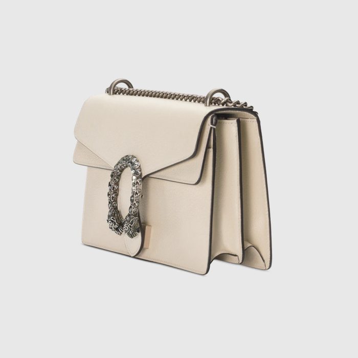 Gucci DIONYSUS White Leather Small Shoulder Bag - Image 2