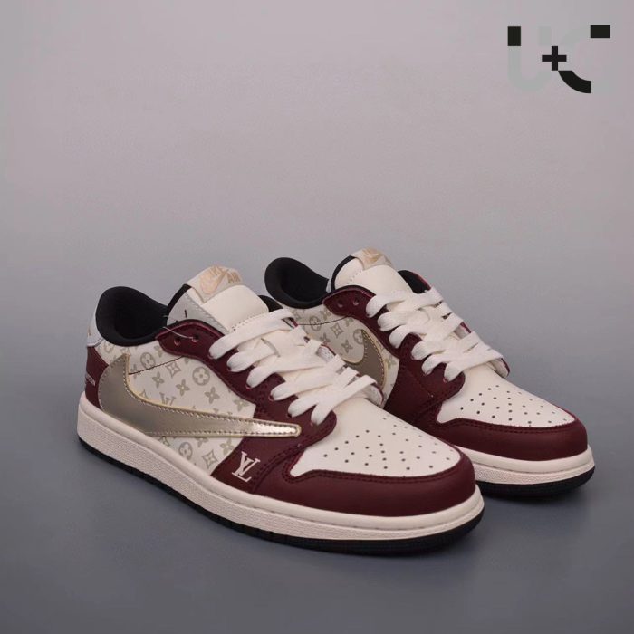 Fragment x TS x LV x Nike Air Jordan 1 Low(Perfect Replica) - Image 8